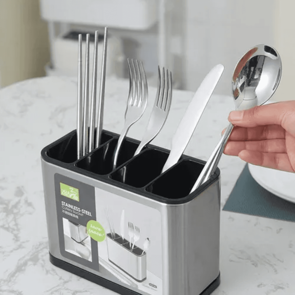 Organizador De Utensilios En acero