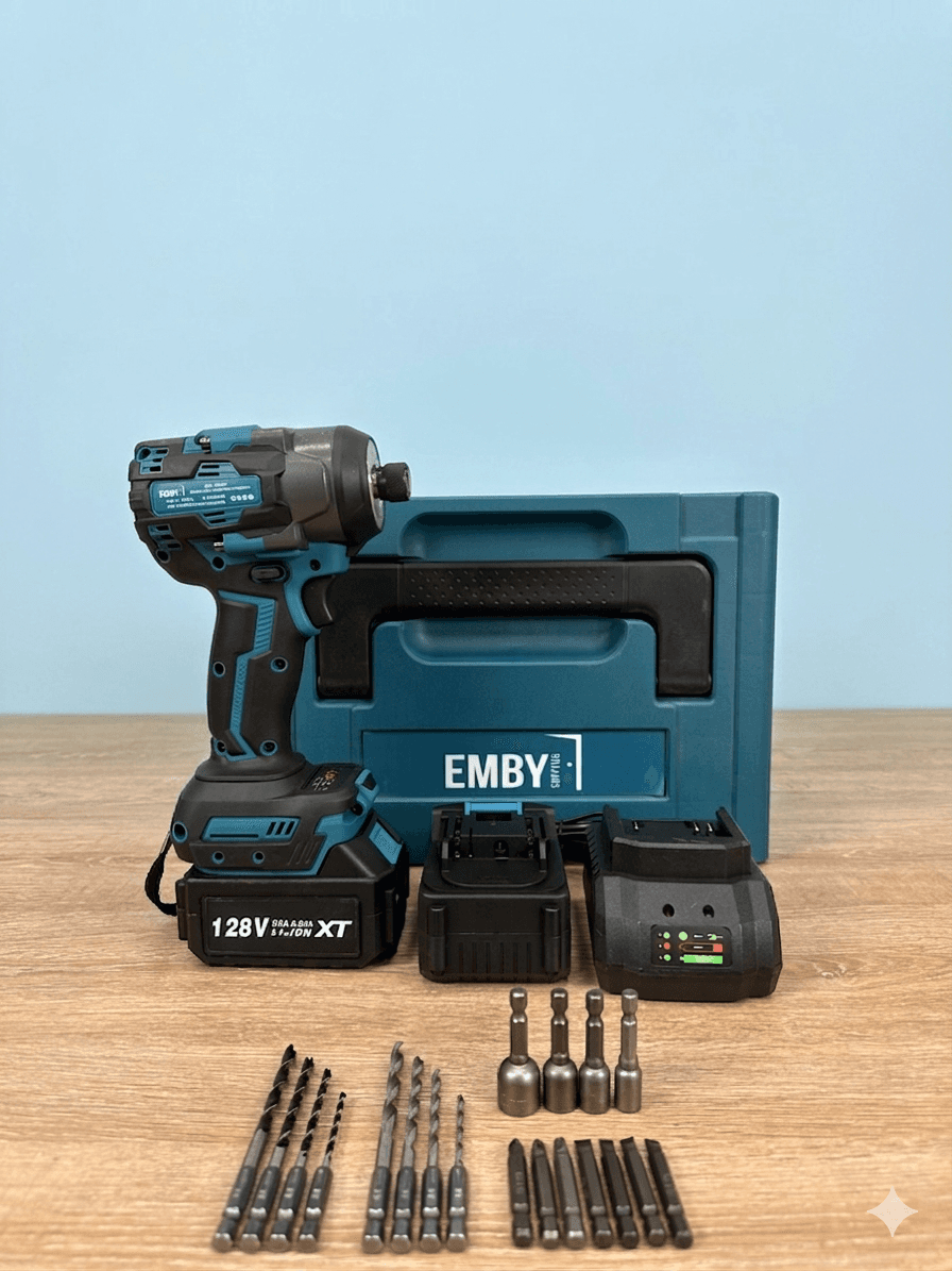 Destornillador de impacto inalámbr 128v