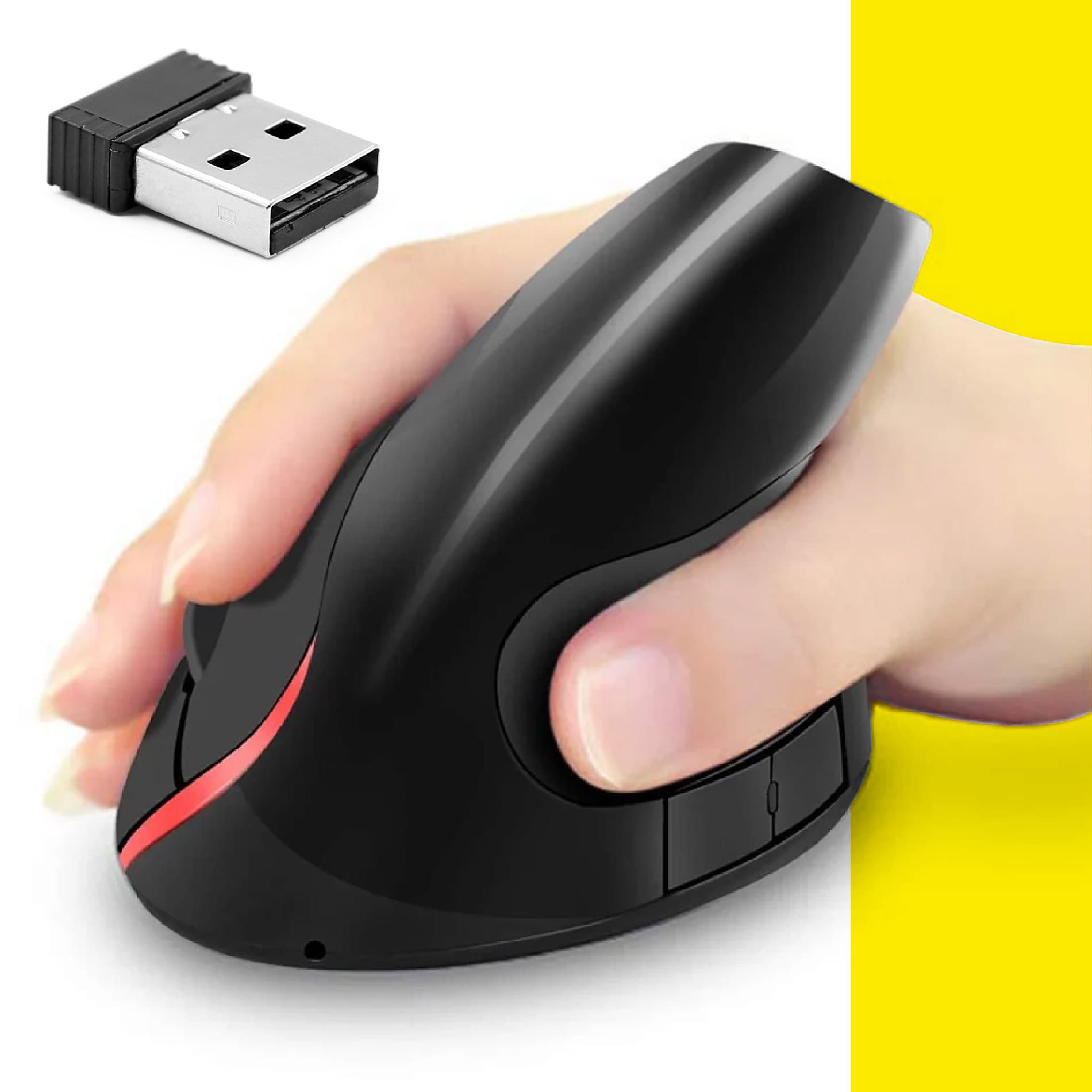 Mouse Inalambrico Vertical Ergonómico