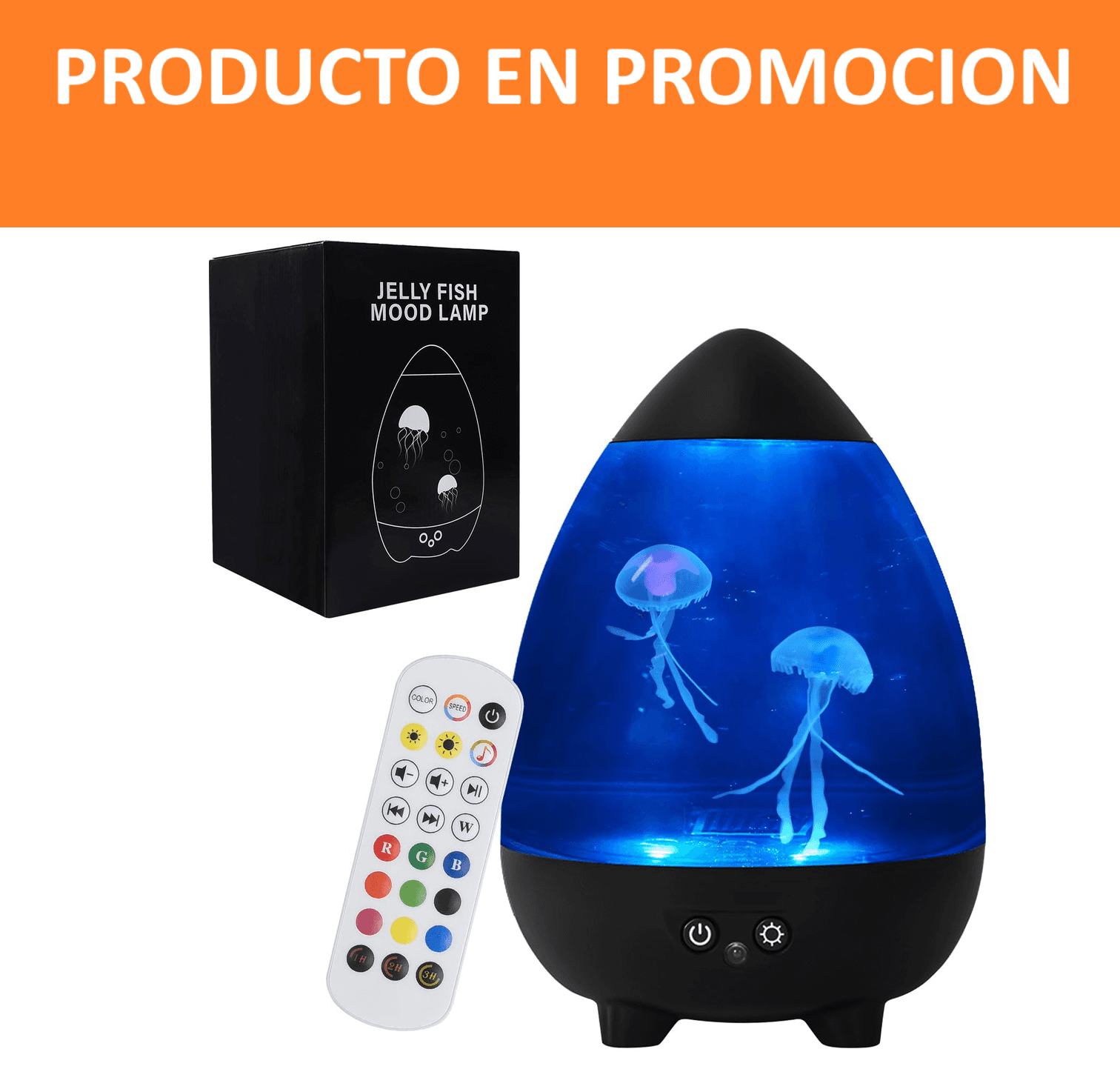 Lampara relajante con luces y sonido💸🎉