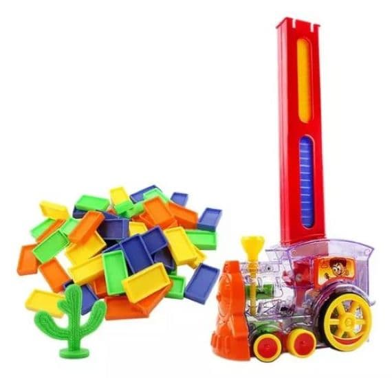 TREN DOMINO ELÉCTRICO JUGUETE DIDACTICO