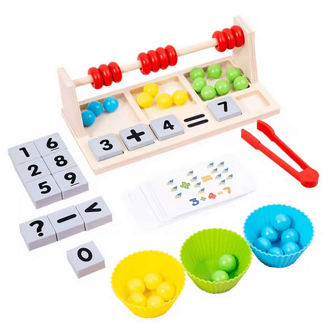 Ábaco Montessori Matemáticas Y Motricida