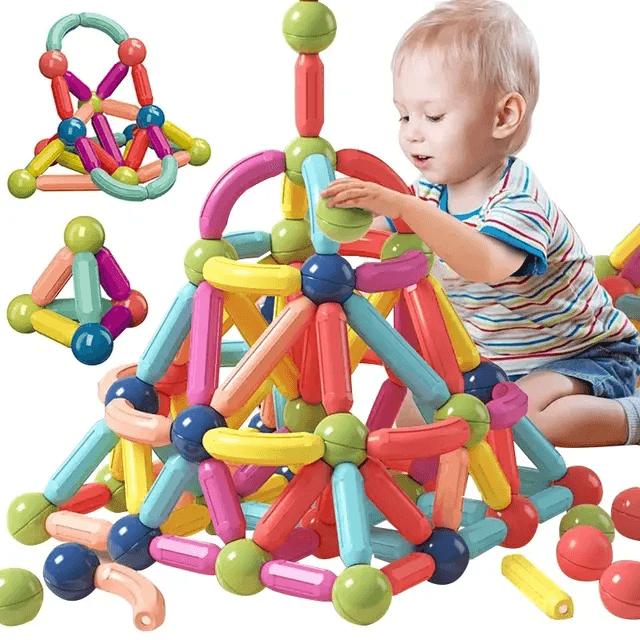 BLOQUES MAGNÉTICOS PARA NIÑOS