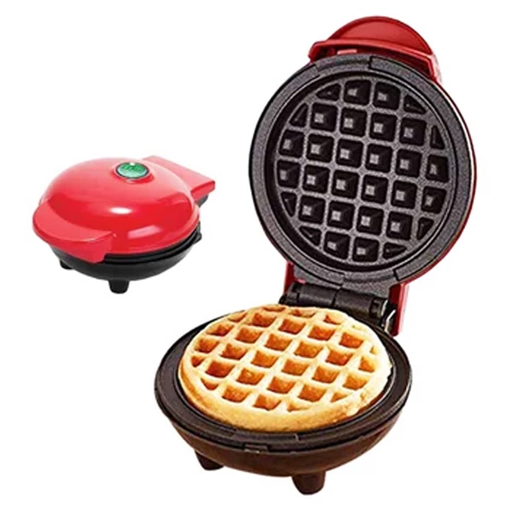 Mini Wafflera Pequeña Electrica Antiadhe