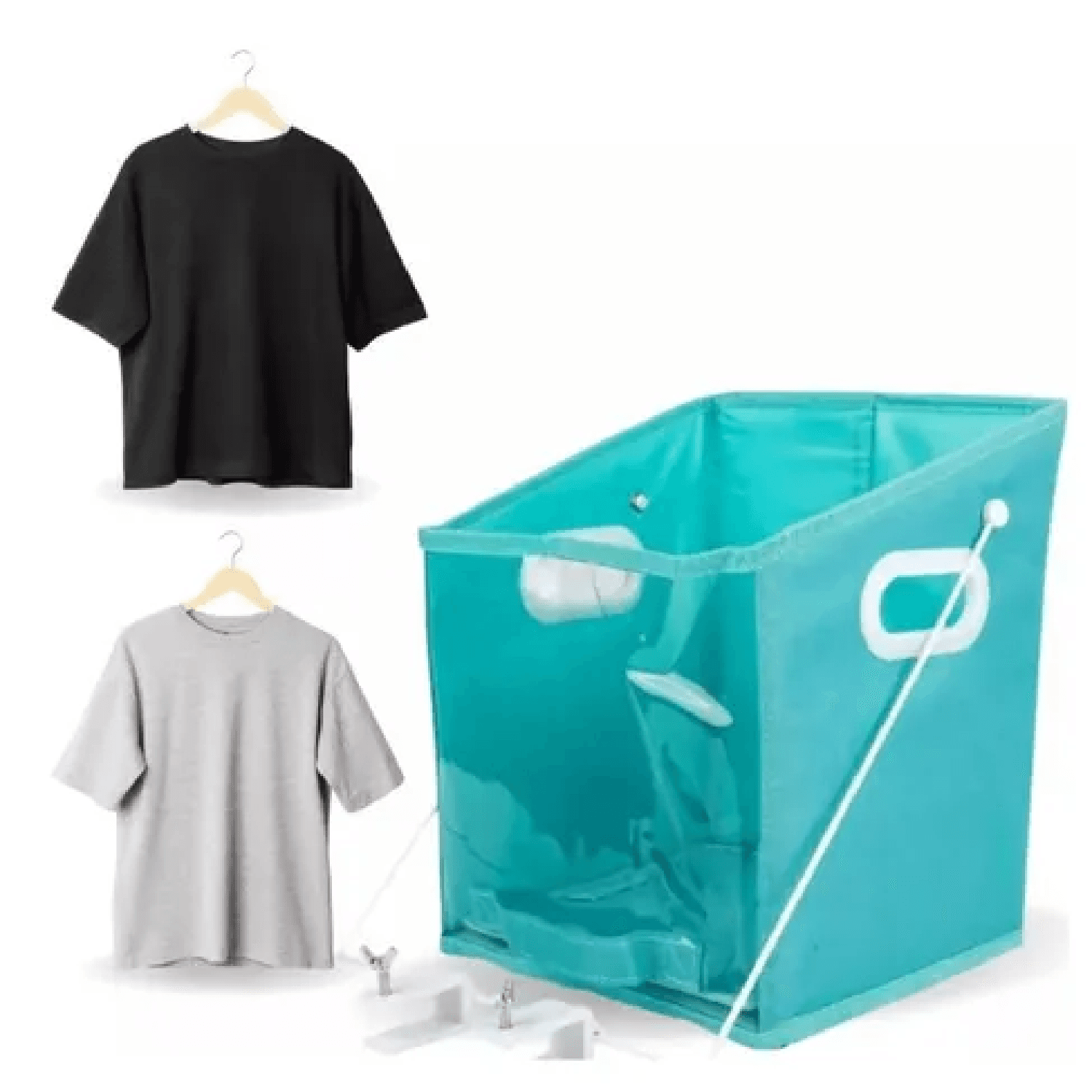 ORGANIZADOR DE ROPA CESTA PLEGABLE