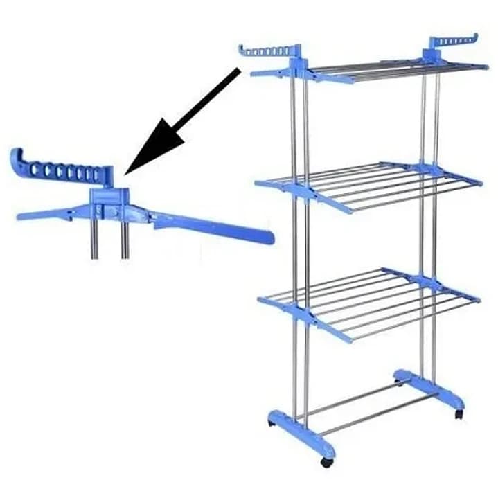 Tendedero Organizador  Ropa Plegable3niv