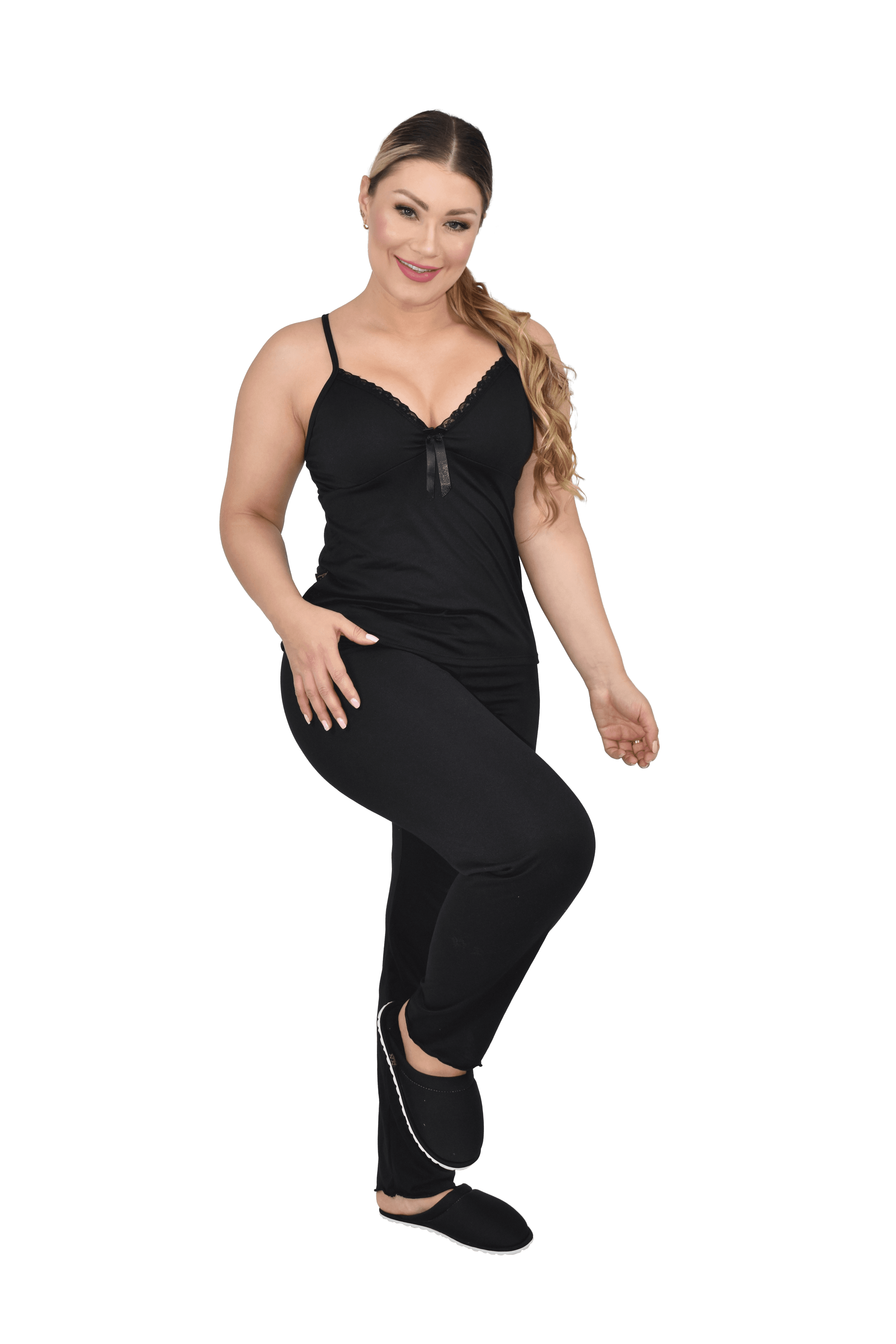 PIJAMA PANTALON CELESTE