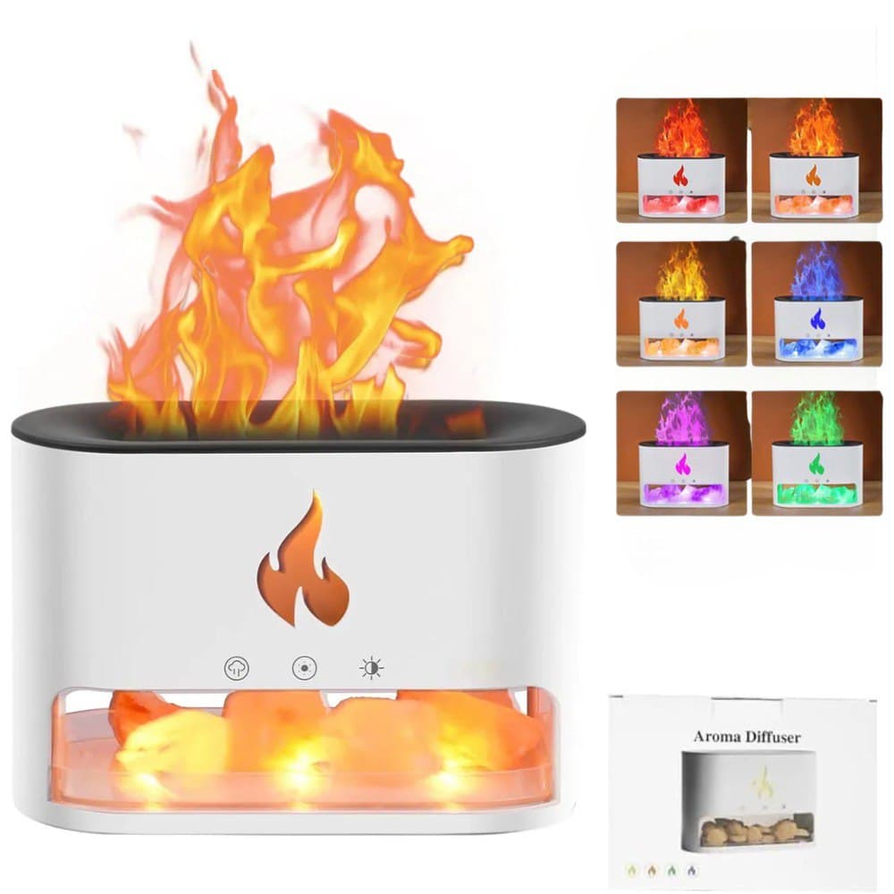 Humidificador Difusor De Aromas Chimenea