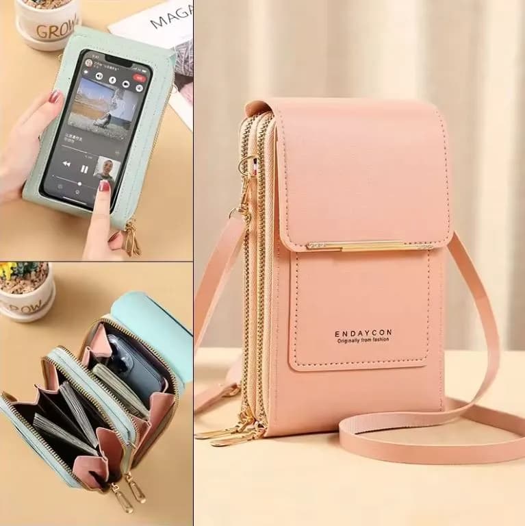 bolso dama 2 en 1 celular