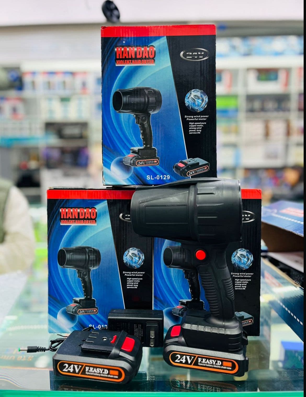 Soplador Eléctrico Doble Batería
