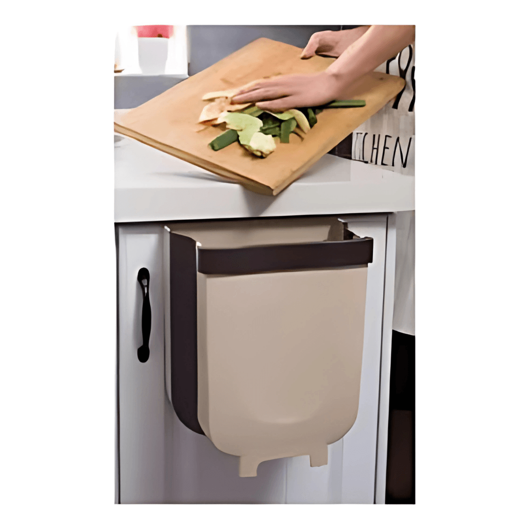 Cesta de basura plegable