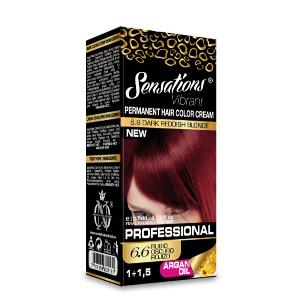 Tinte sensations 6.6 Rubio oscuro rojizo