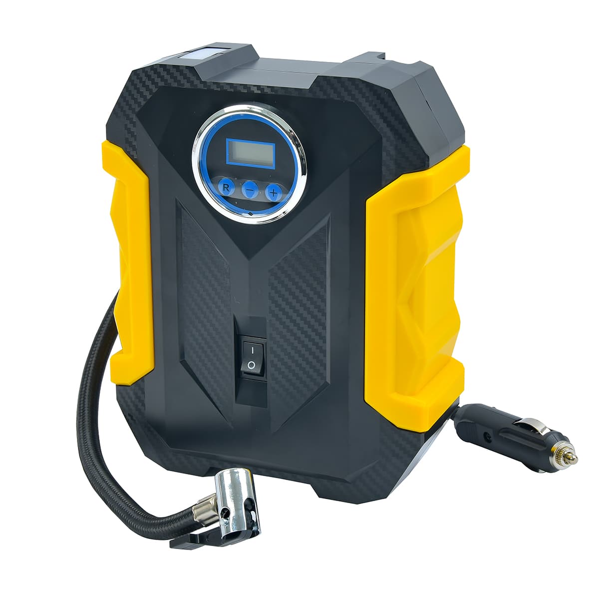Inflador con pantalla digital portatil
