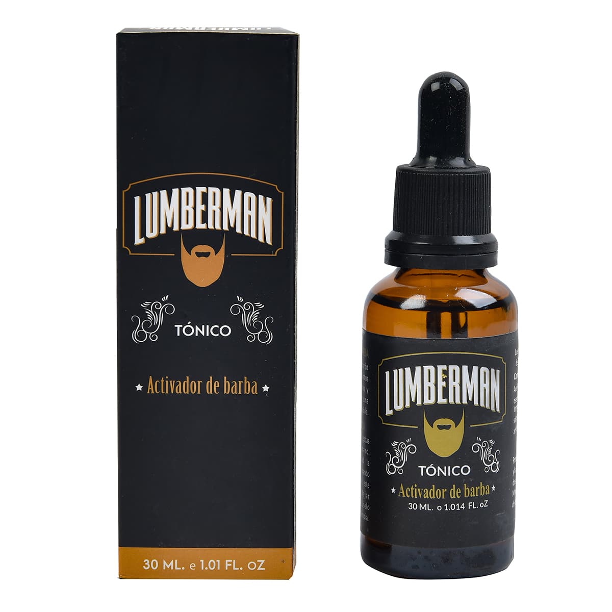 Tónico barba lumberman cepillo