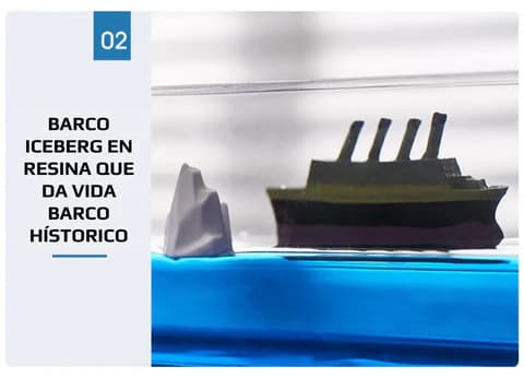 COMBO BARCO TITANIC + HOLDER PARA CARRO