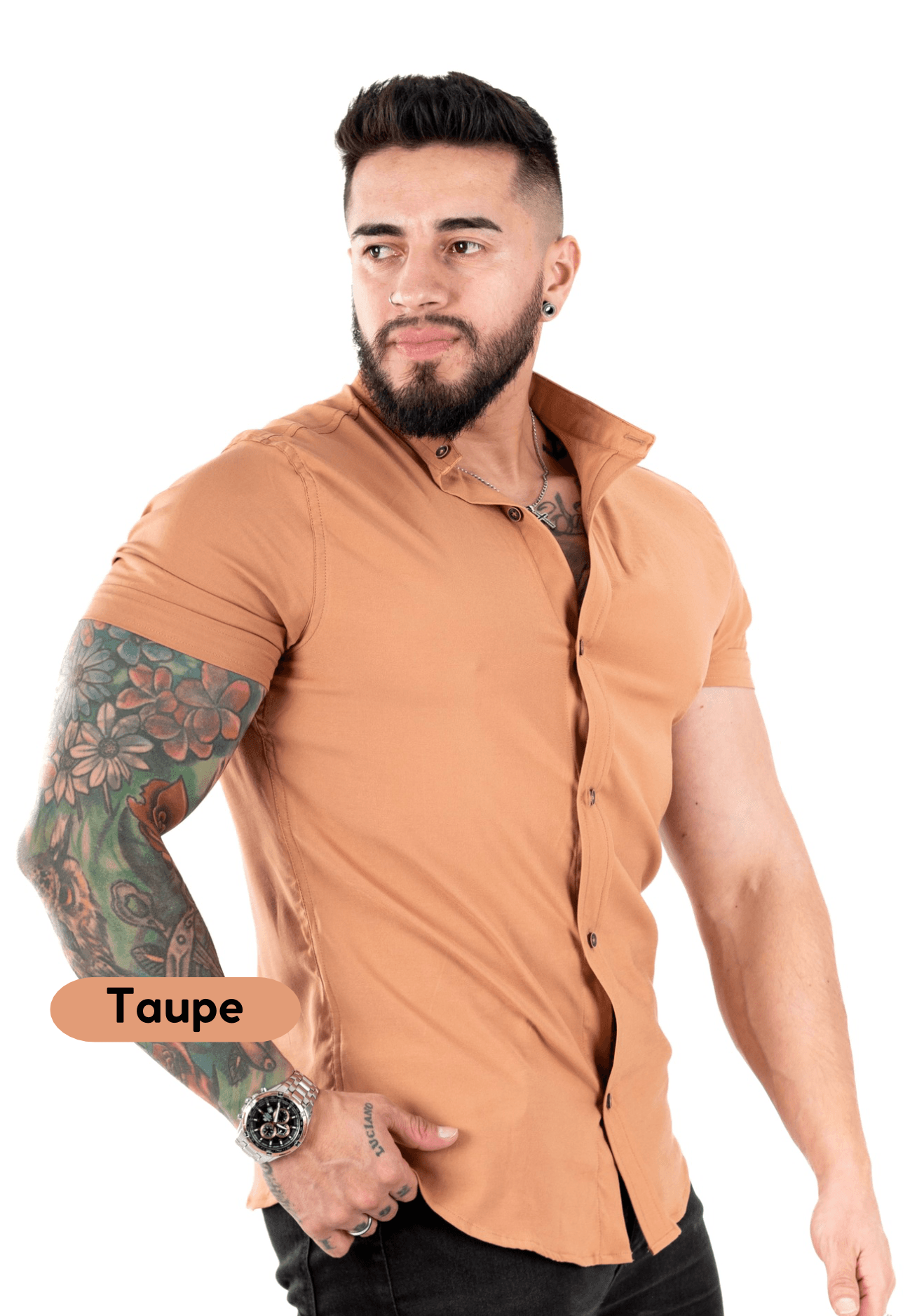 Camisa Chalis Taupe