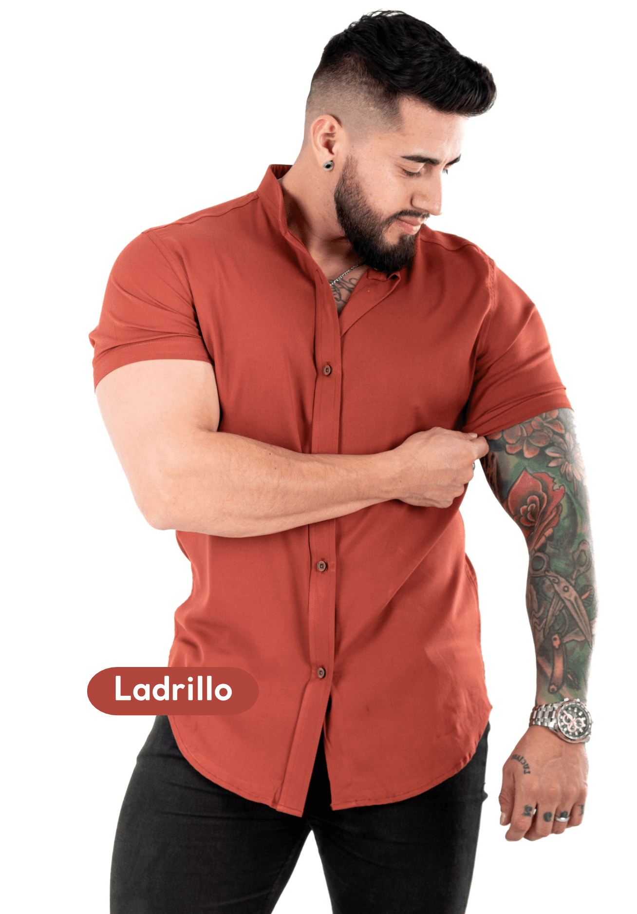 Camisa Chalis Ladrillo