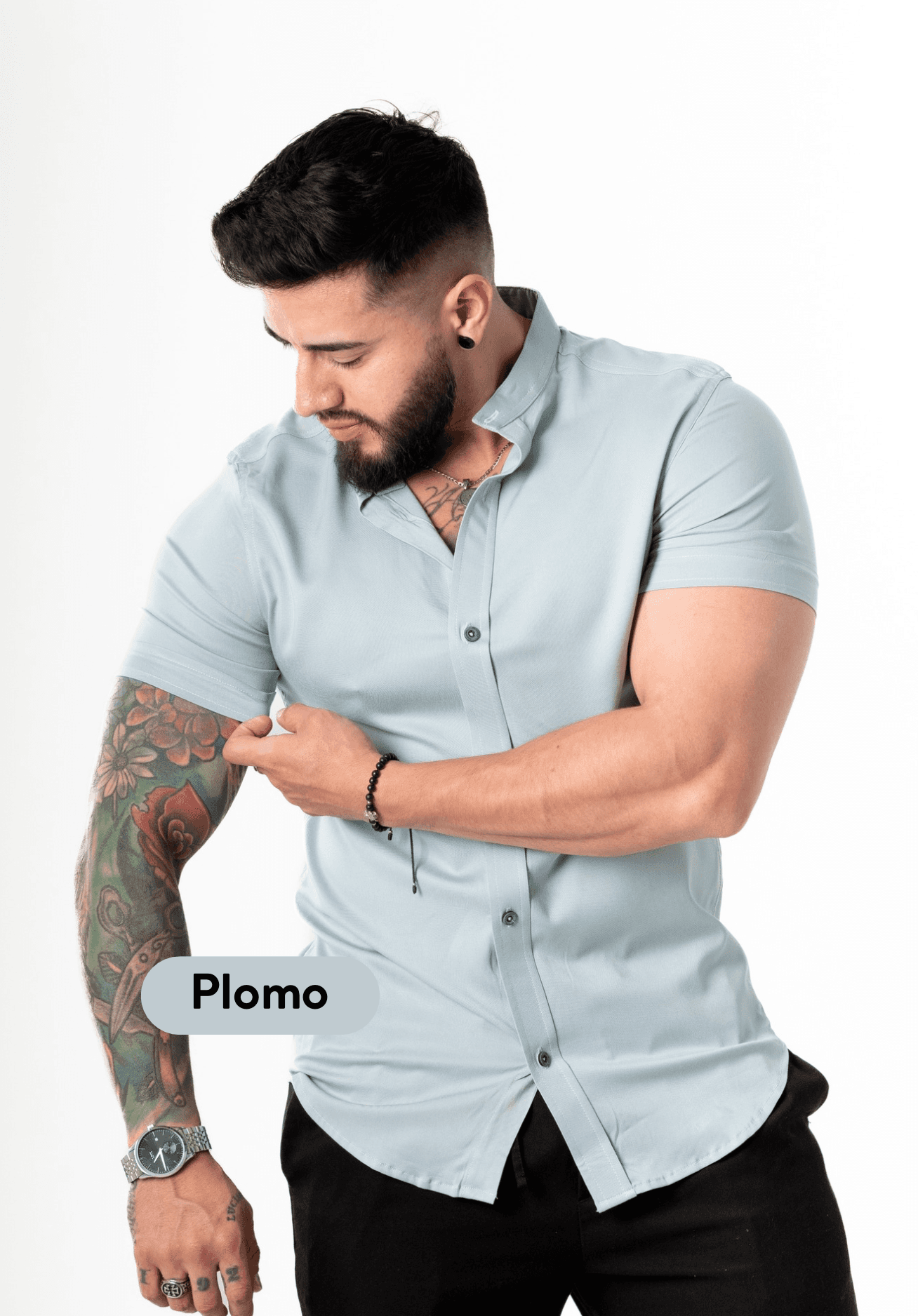 Camisa Chalis Plomo