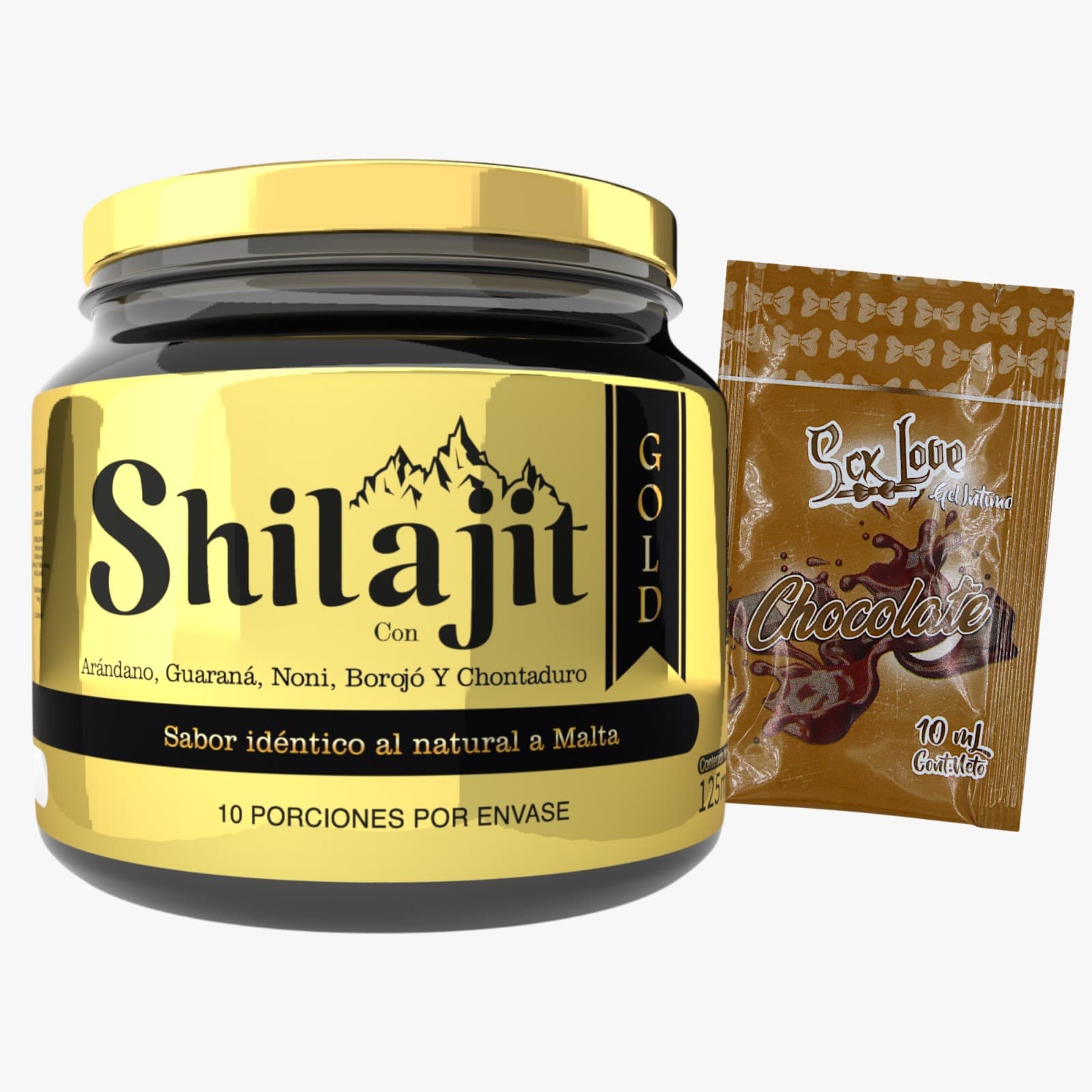 Shilajit Gold y Sachet Chocolate