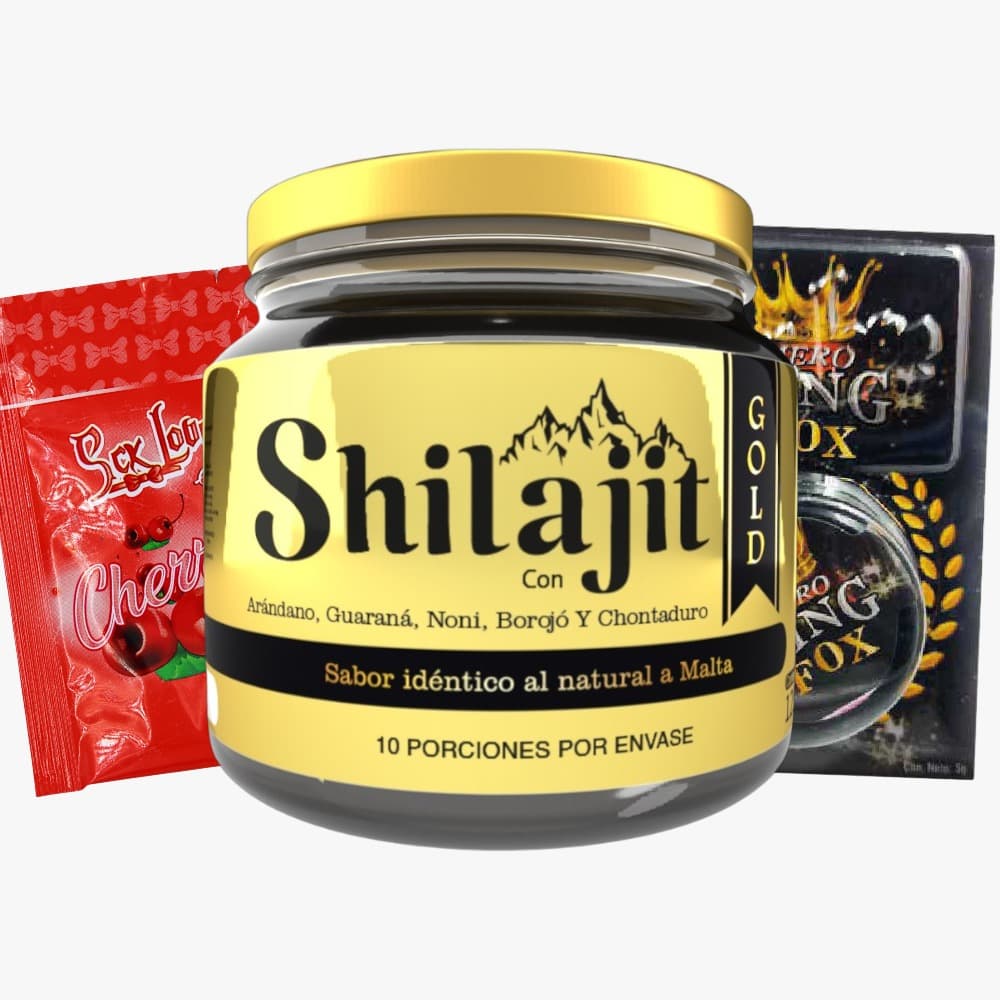 COMBO SHILAJIT GOLD y MERO KING FOX