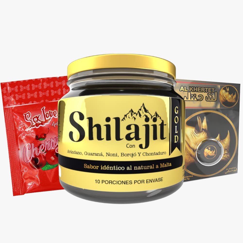 COMBO SHILAJIT GOLD ORIGINAL RHINO
