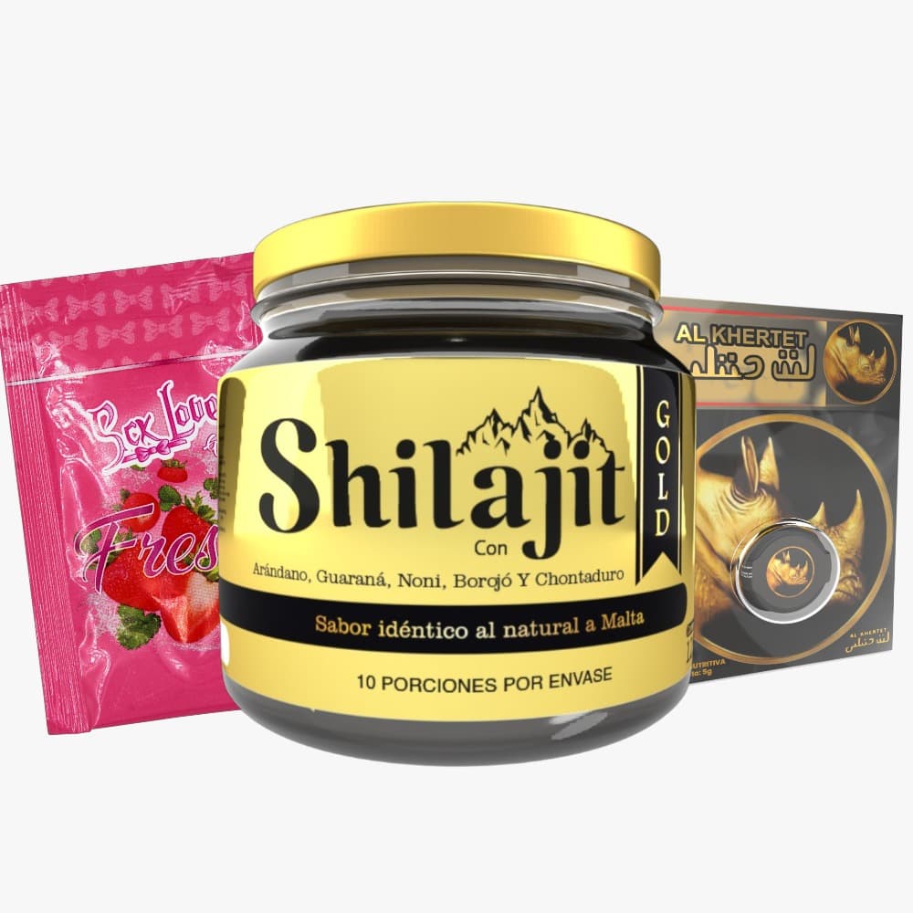 Duo Shilajit Gold Original y RIno