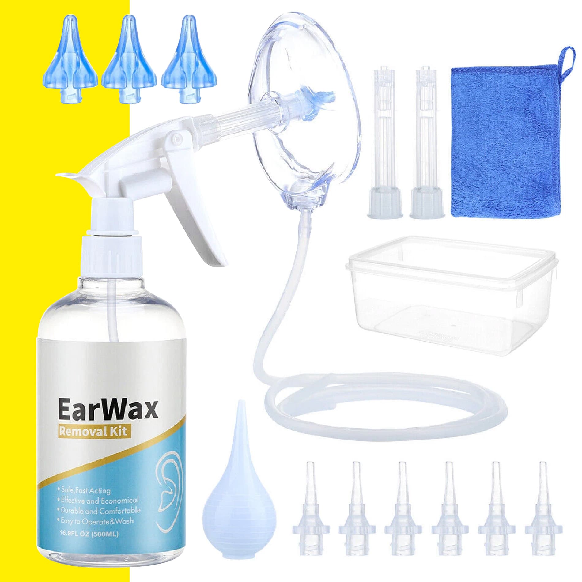 Kit Para Lavado Oídos Eliminacion Cera
