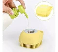 Cepillo Shampoo Masajeador para Mascotas