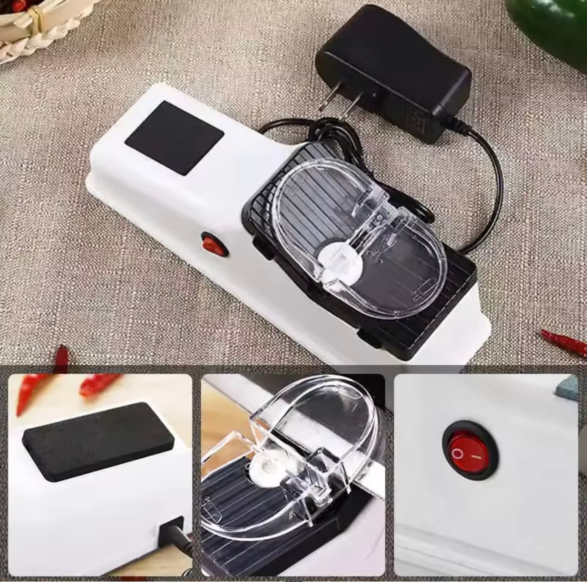 AFILADOR CUCHILLOS ELECTRICO RECARGABLE