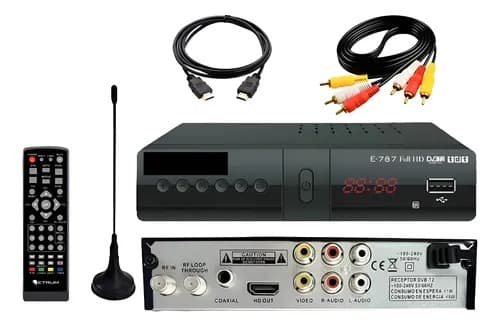 Decodificador Tdt Receptor Tv Digital Dv