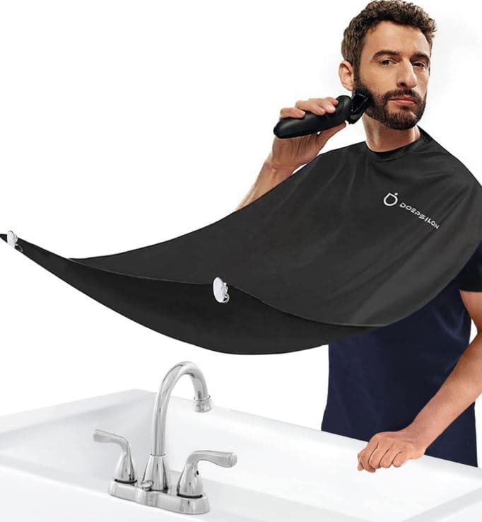 Capa Impermeable Para Corte De Barba