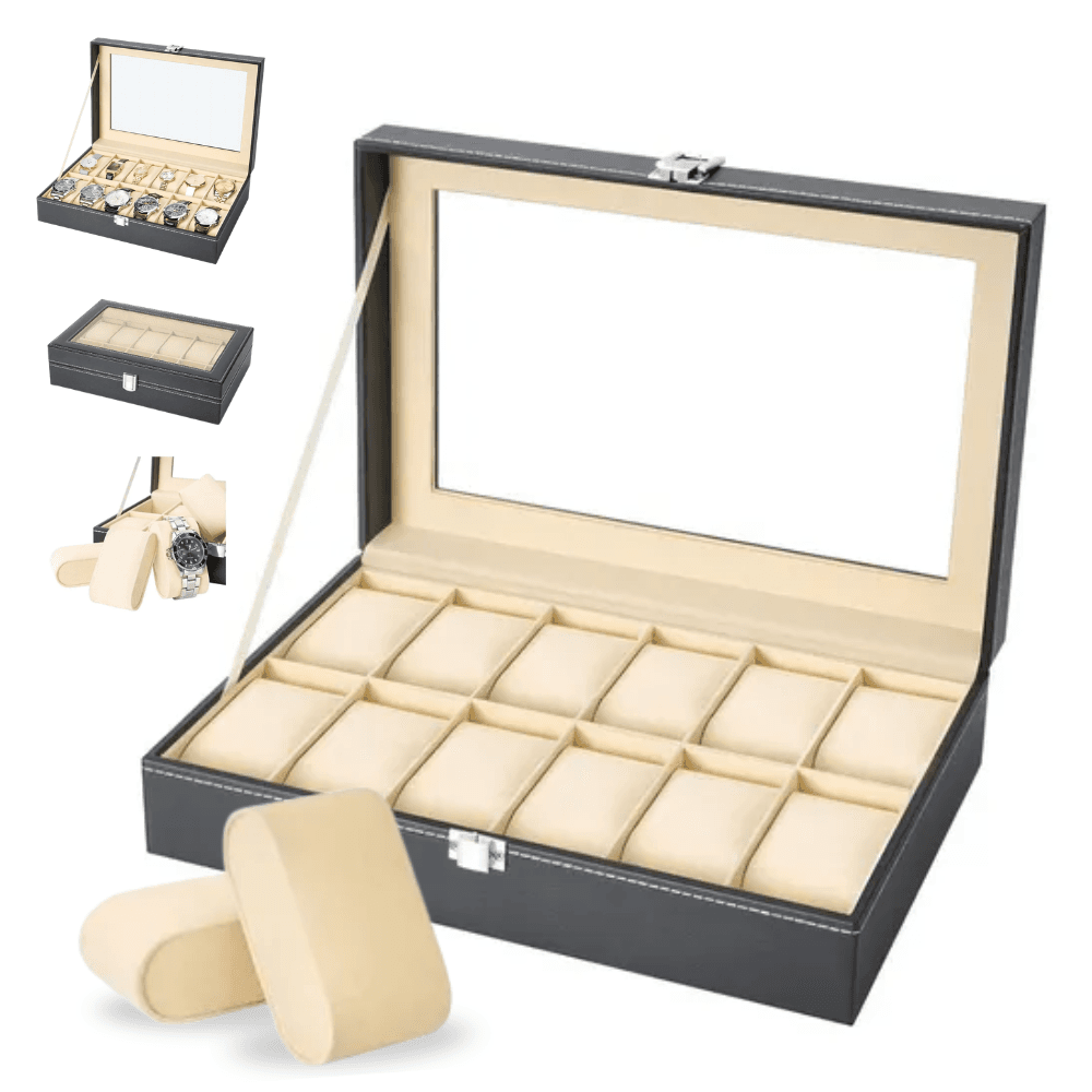 Caja Cofre Joyero Organizador De Relojes