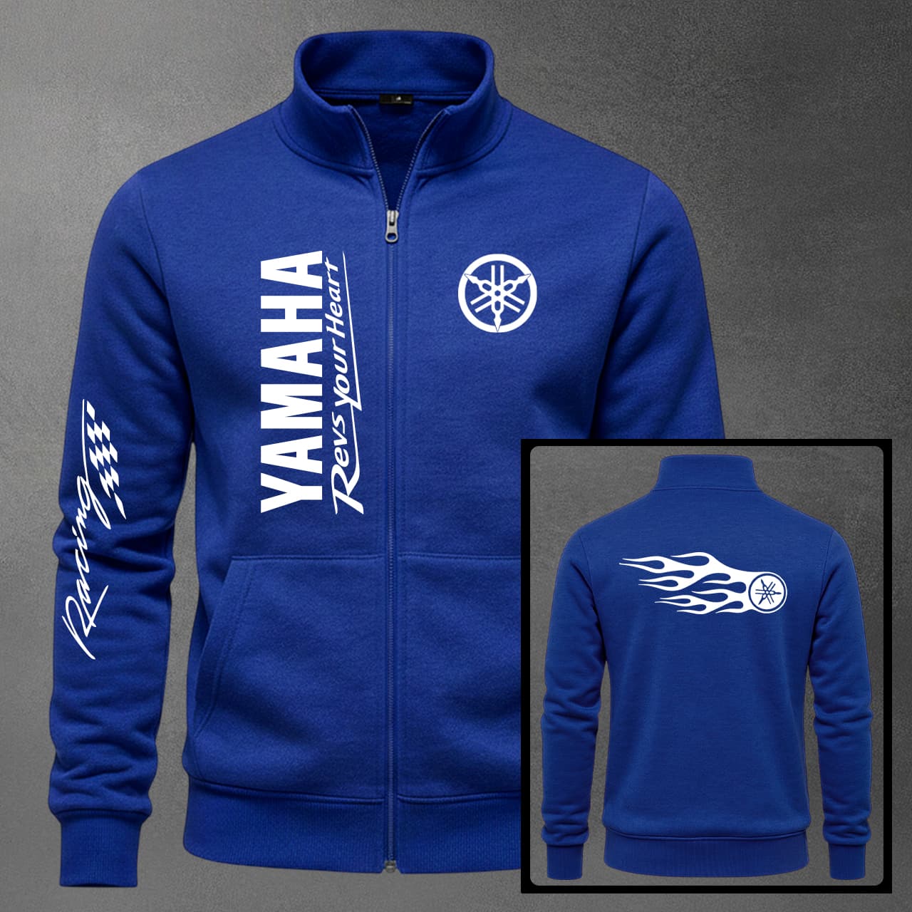 BUZO CUELLO ALTO MOTO YAMAHA ESTAMPADO
