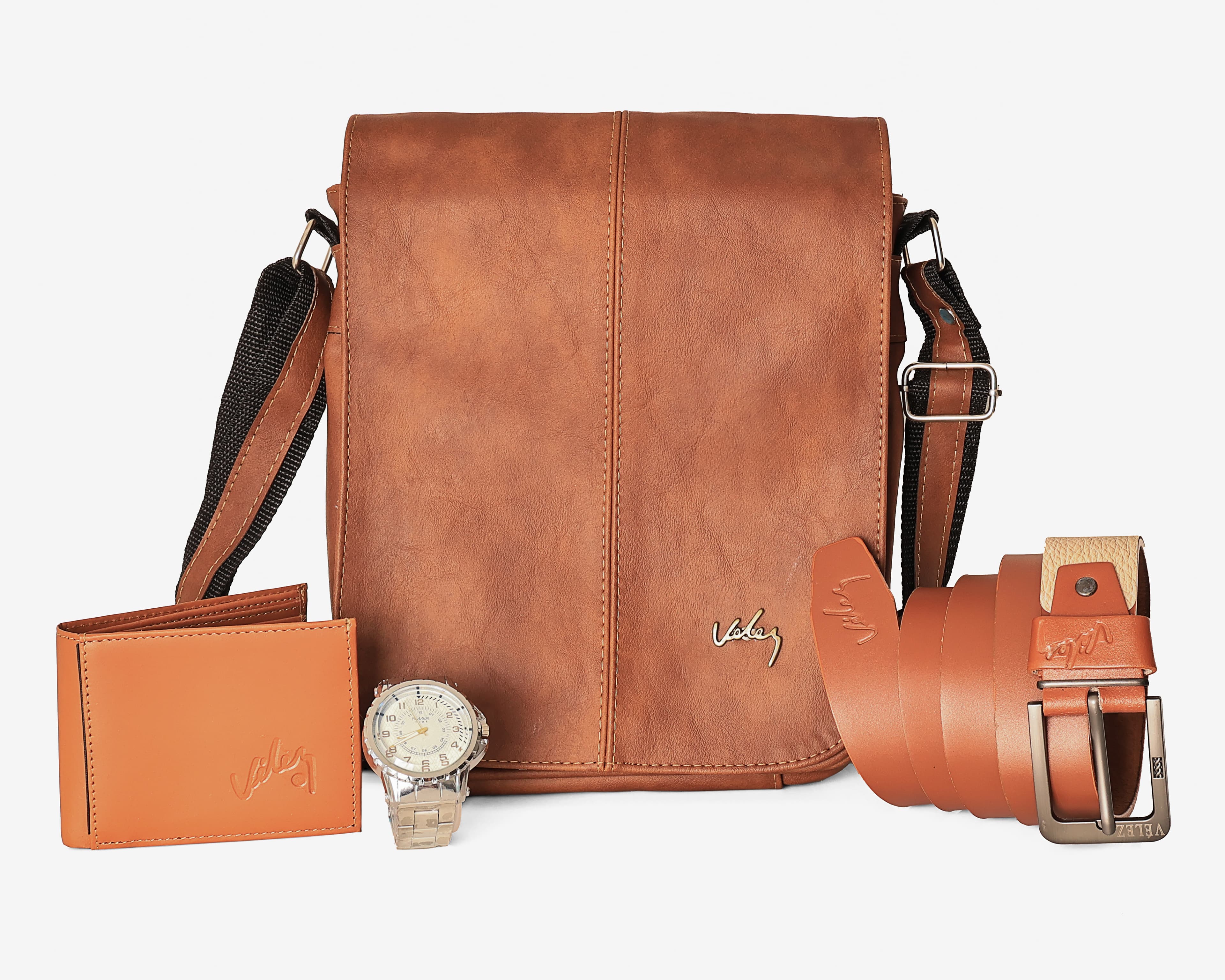 Combo bolso 27 cm RELOJ Correa Billetera