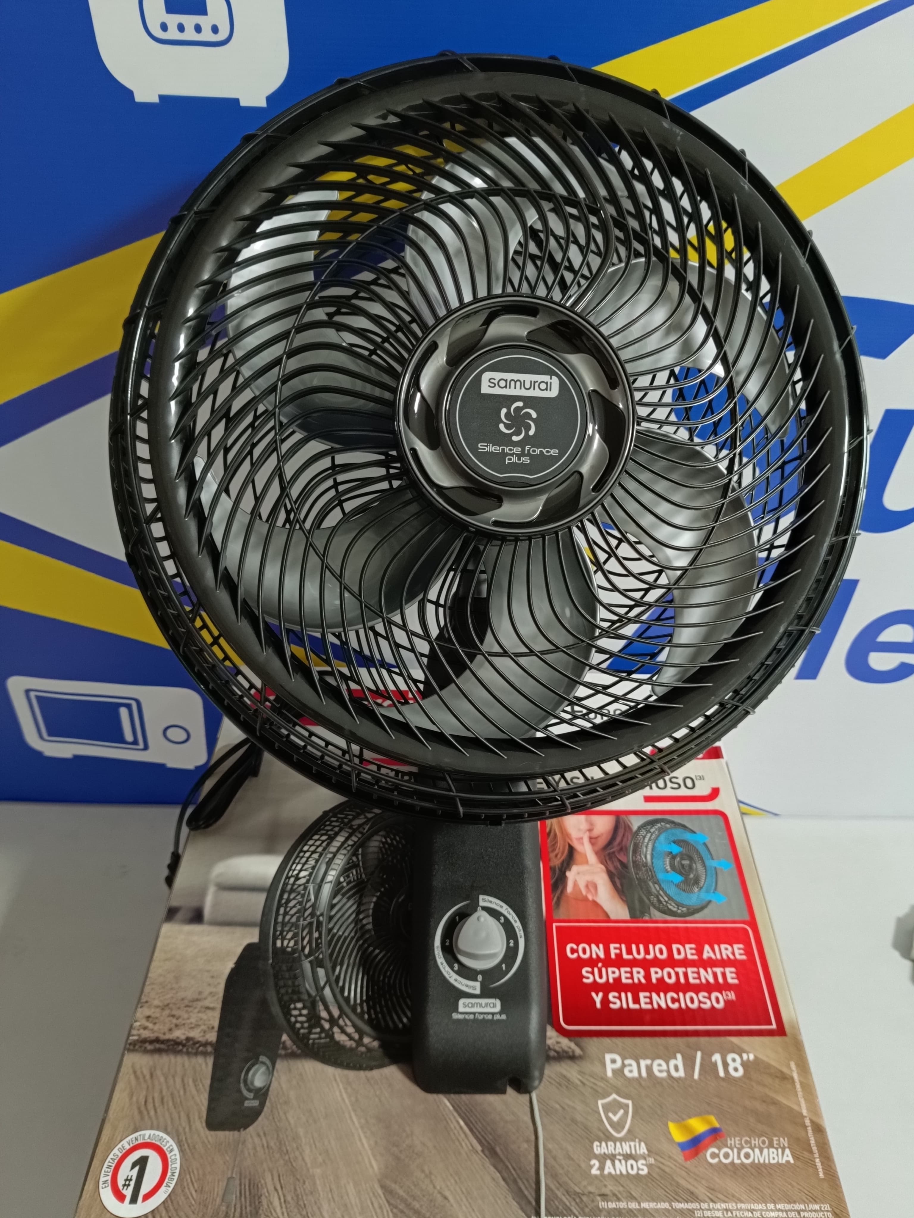 ventilador samurai pared silence force