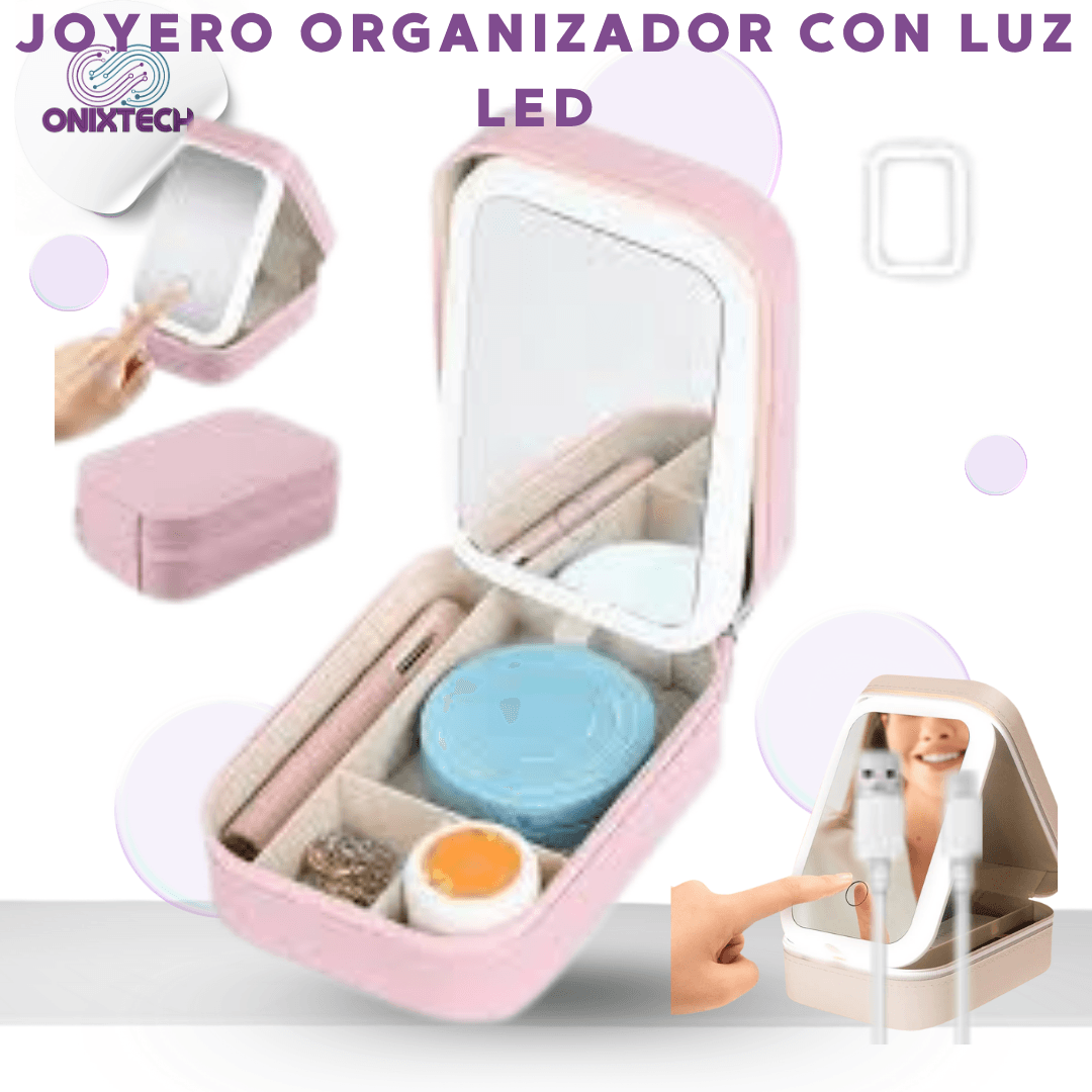 JOYERO ORANIZADOR CON LUZ LED