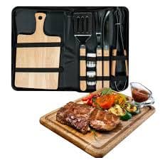 Kit Para Asados Parrillada Barbecue 7 Pc