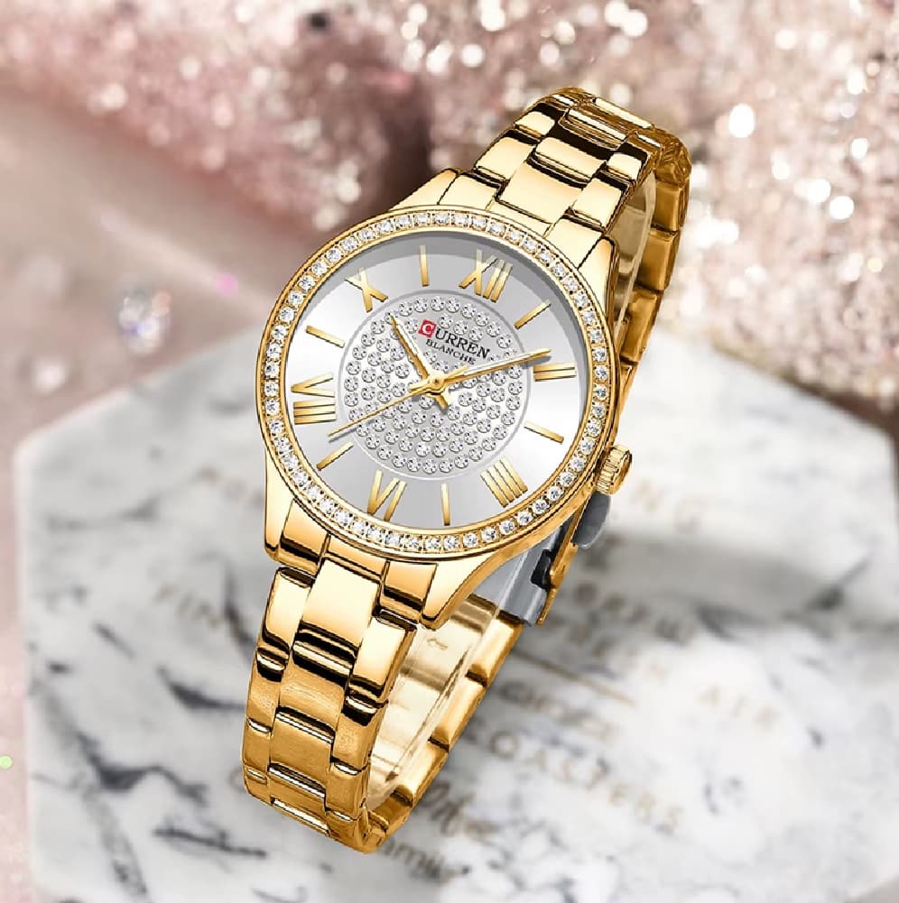 Reloj Curren 9084 Para Mujer Elegante