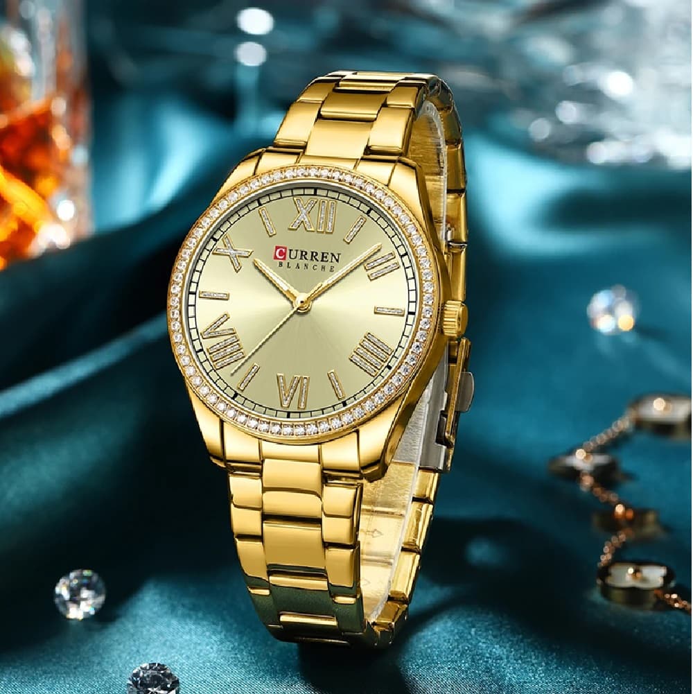 Reloj Curren 9088 Para Mujer Elegante