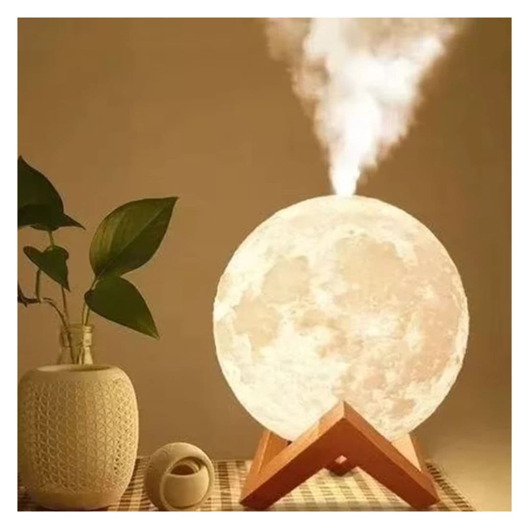 Lampara Humidificador Diseño De Luna