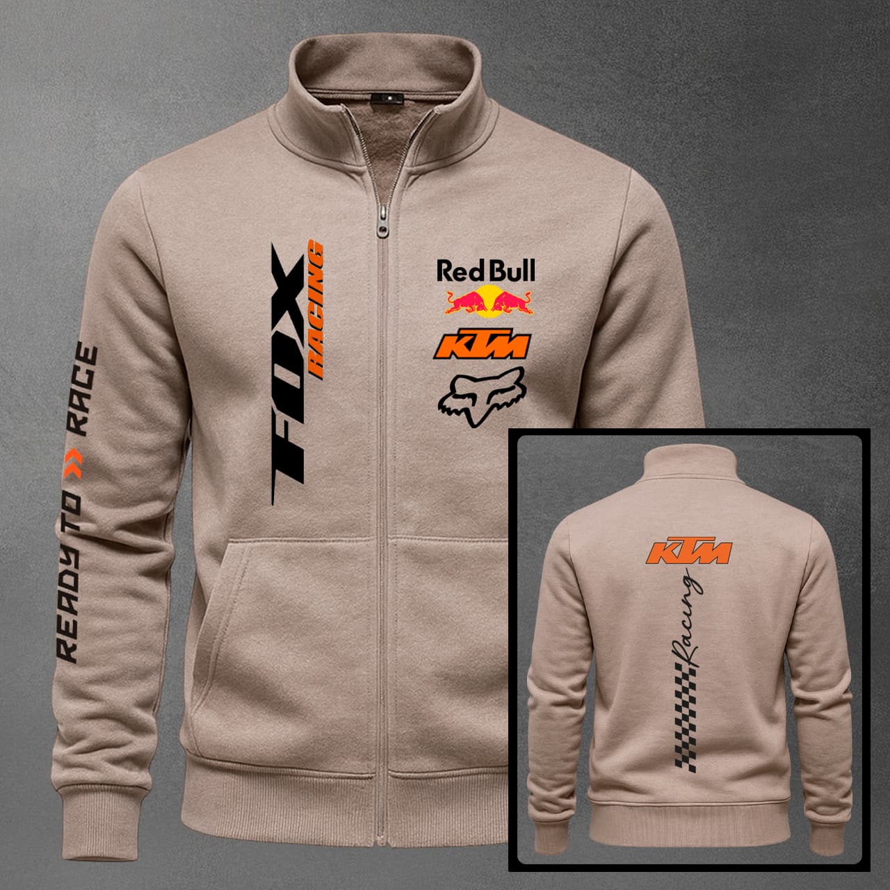 BUZO CUELLO ALTO MOTO KTM ESTAMPADO