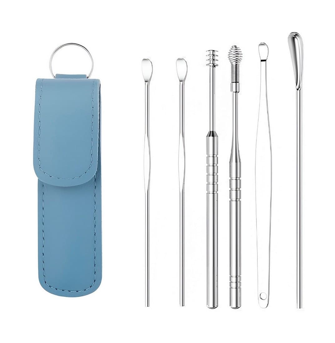 Set Kit Limpieza Higiene Cera Oídos Orej