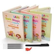 4 LIBROS CALIGRAFIA MONTESSORI