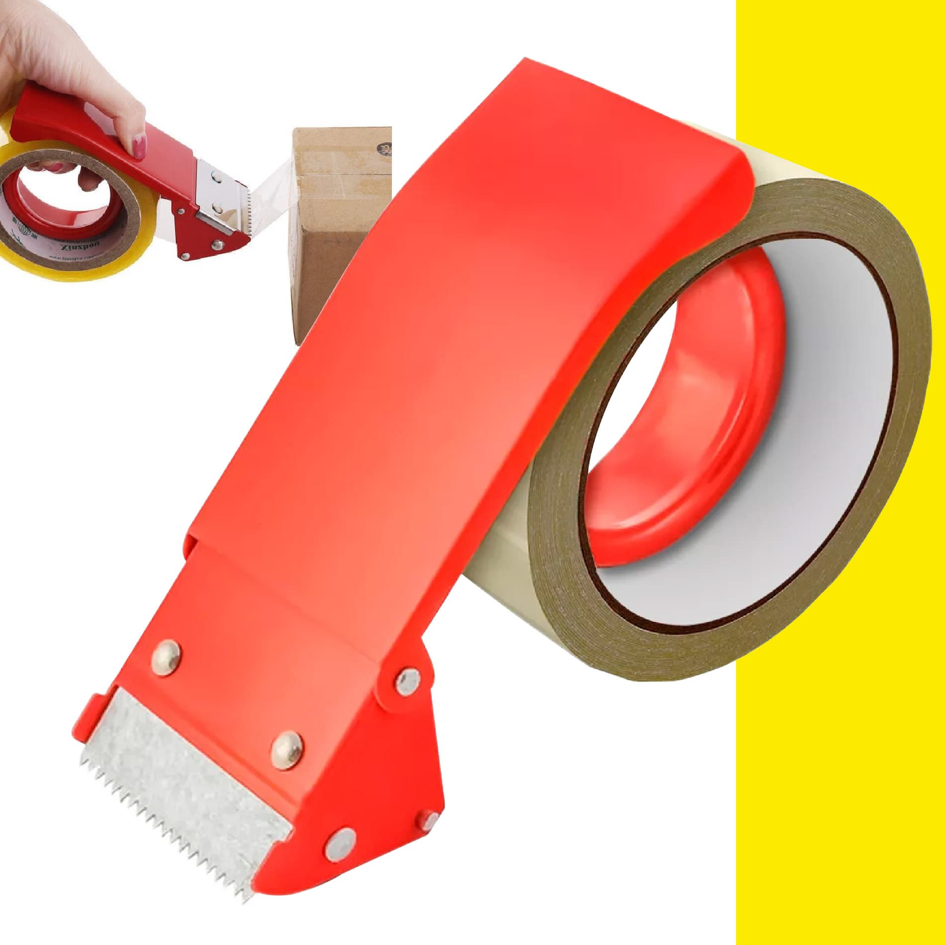Dispensador De Cinta Adhesiva Metalico