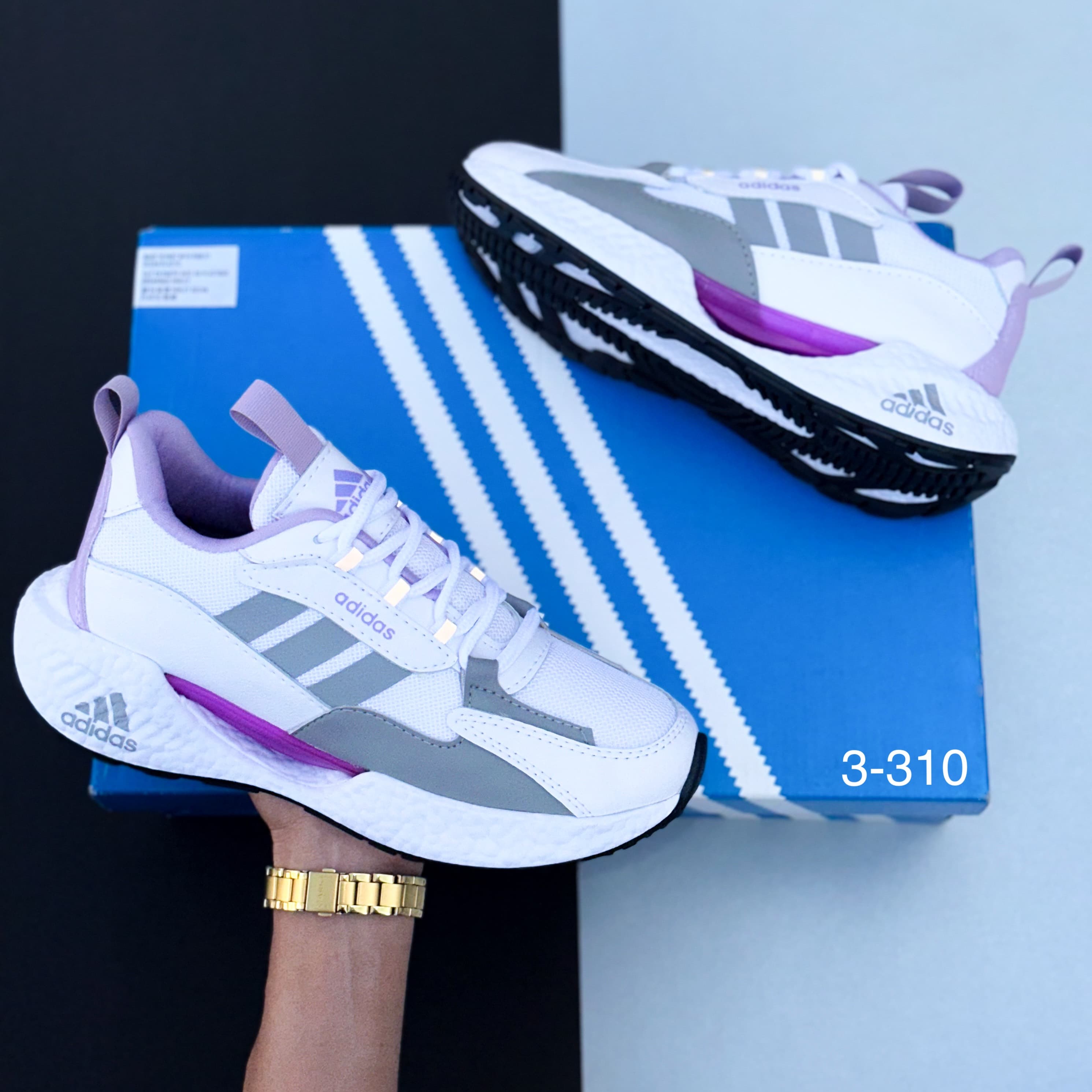 ADIDAS CHAO BLANO LILA