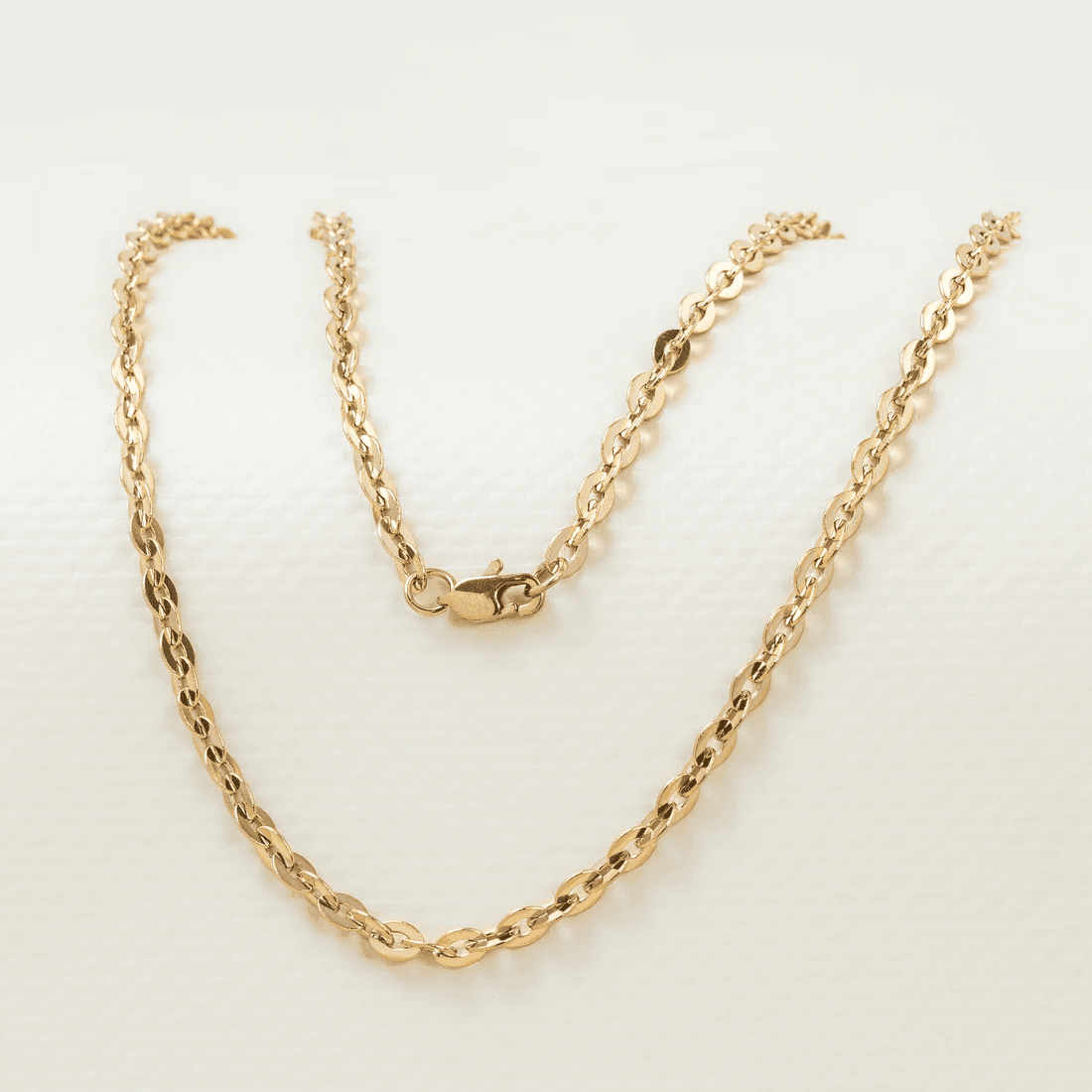 Cadena Aros Mujer - Oro Laminado 18k