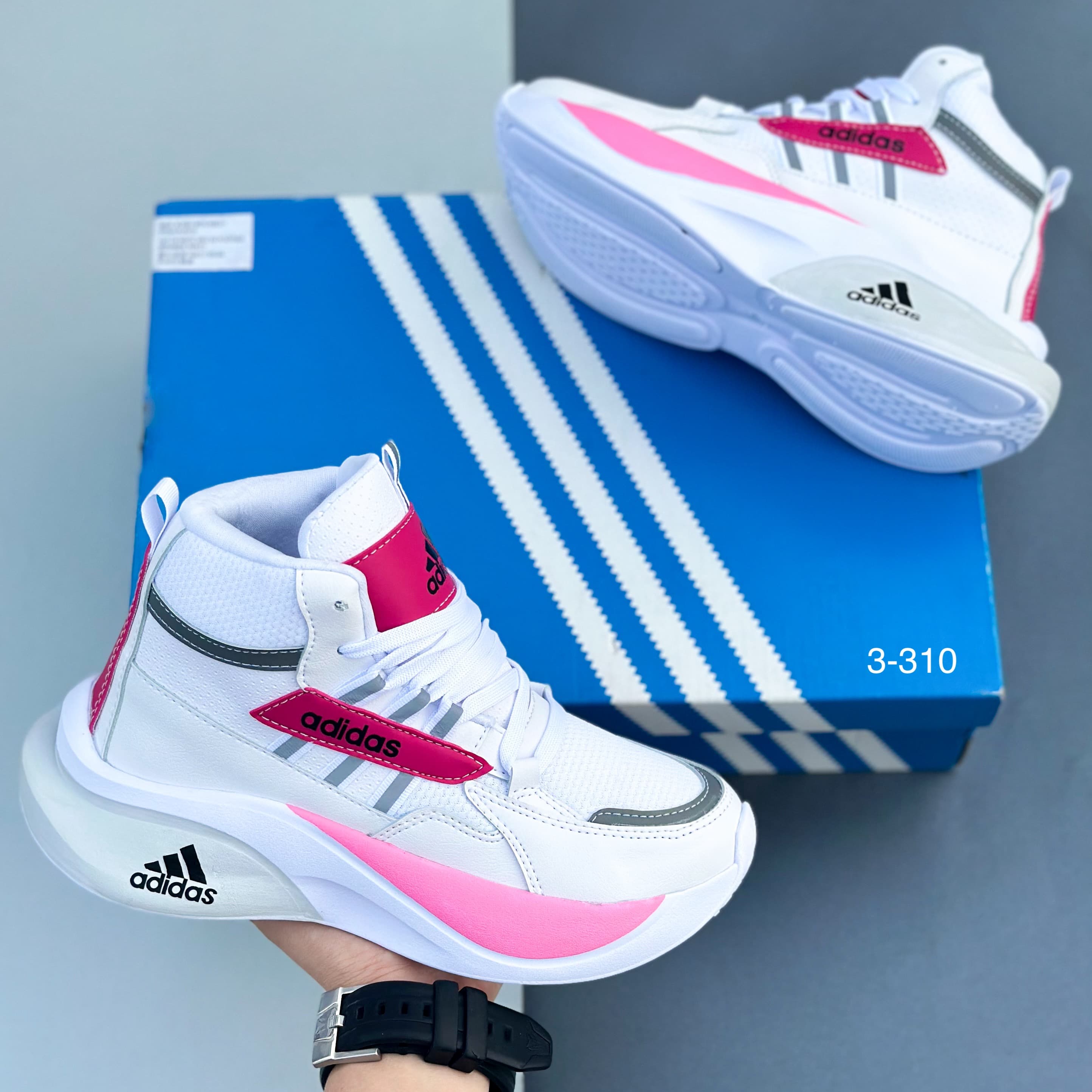 ADIDAS BOTA LONDON BLANCO FUSCIA