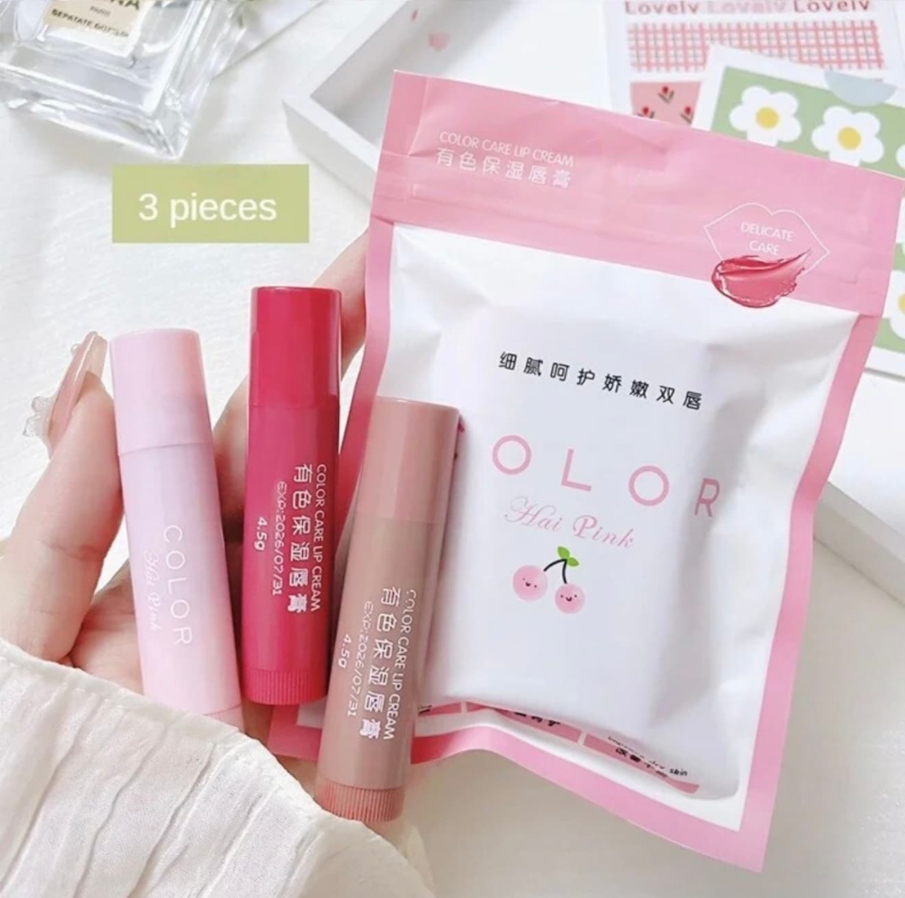 SET X 3 BALSAMO LABIAL HIDRATANTE