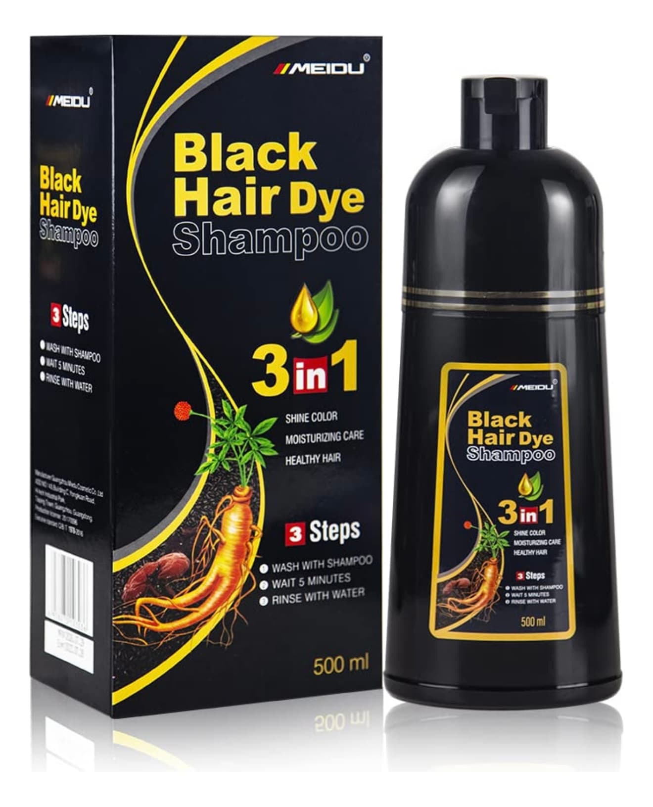 SHAMPOO HAIR DYE PINTA CANAS 500ML