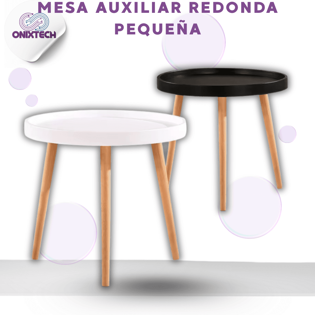 MESA AUXILIAR REDONDA PEQUEÑA